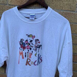 Vintage 1997 Milk Rocks T Shirt XXL